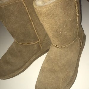 Bear paws fuzzy boots